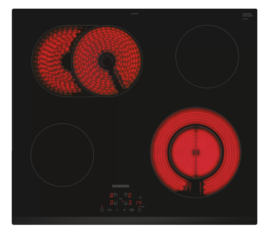SIEMENS ET631BNB1E IQ300 vitrokeramische kookplaat - 60cm