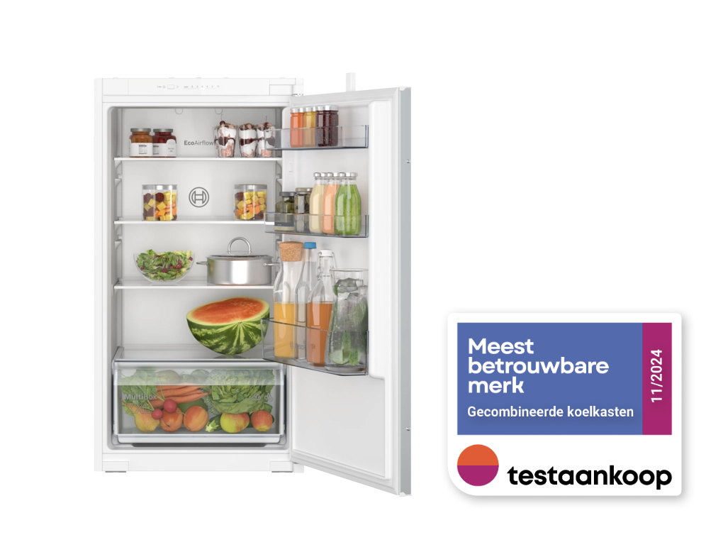 BOSCH KIR31NSE0 SERIE 2 koelkast zonder vriesvak - 102cm