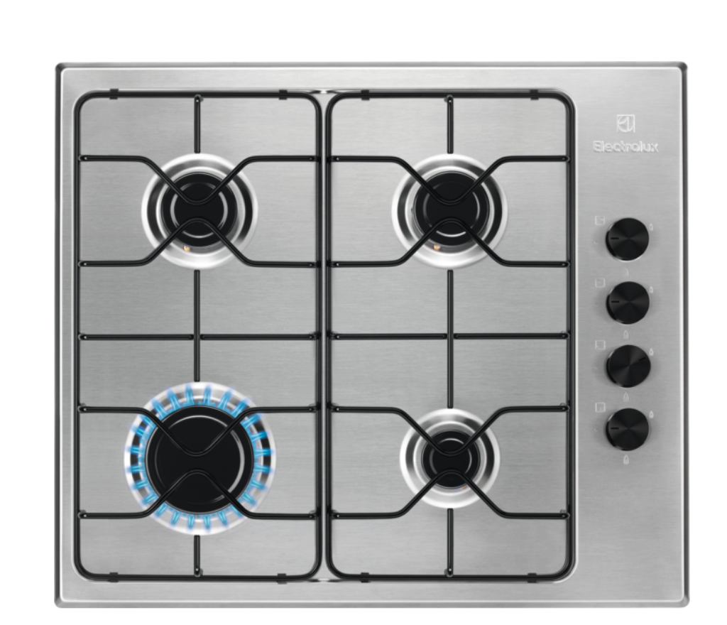 ELECTROLUX EGS64041X 300 gaskookplaat - 60cm