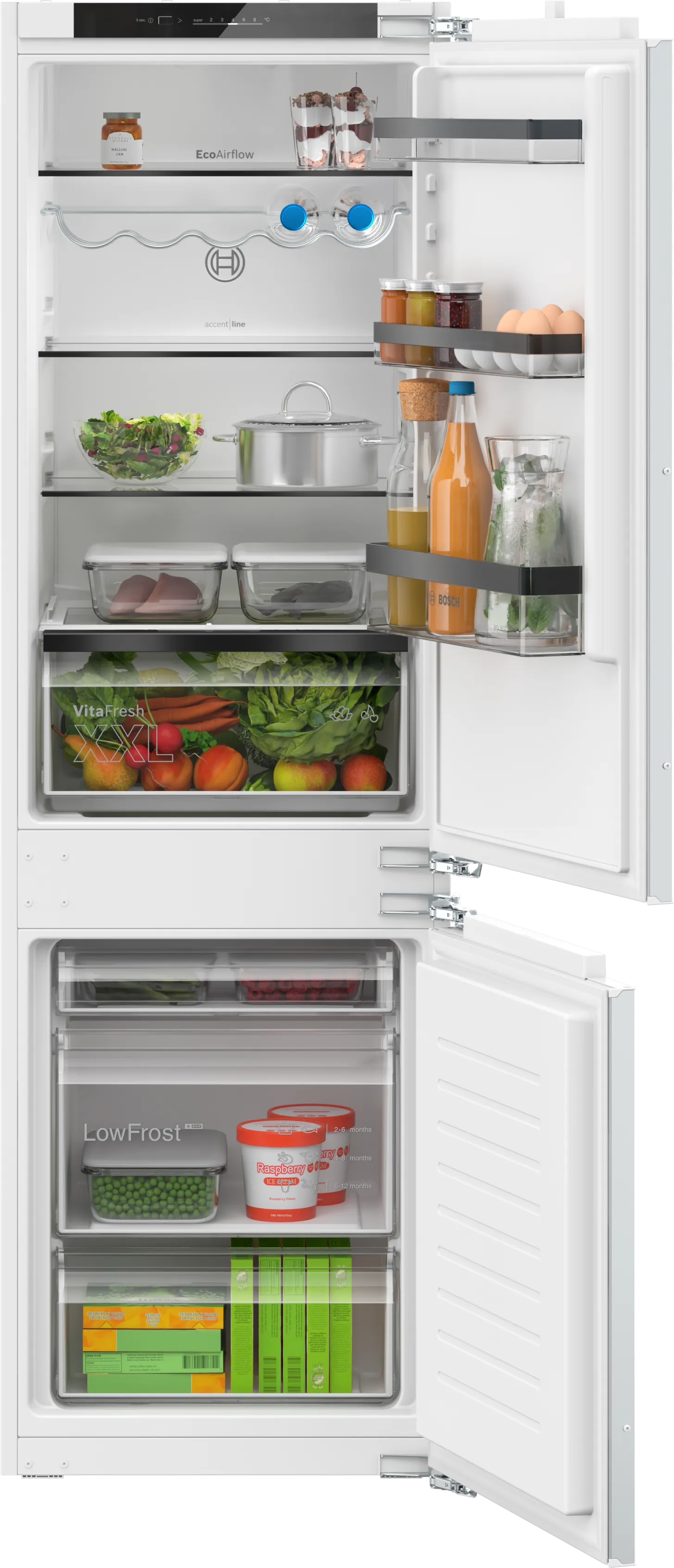 BOSCH KIV86SFE0 SERIE 4 koel-/vriescombinatie - 178cm