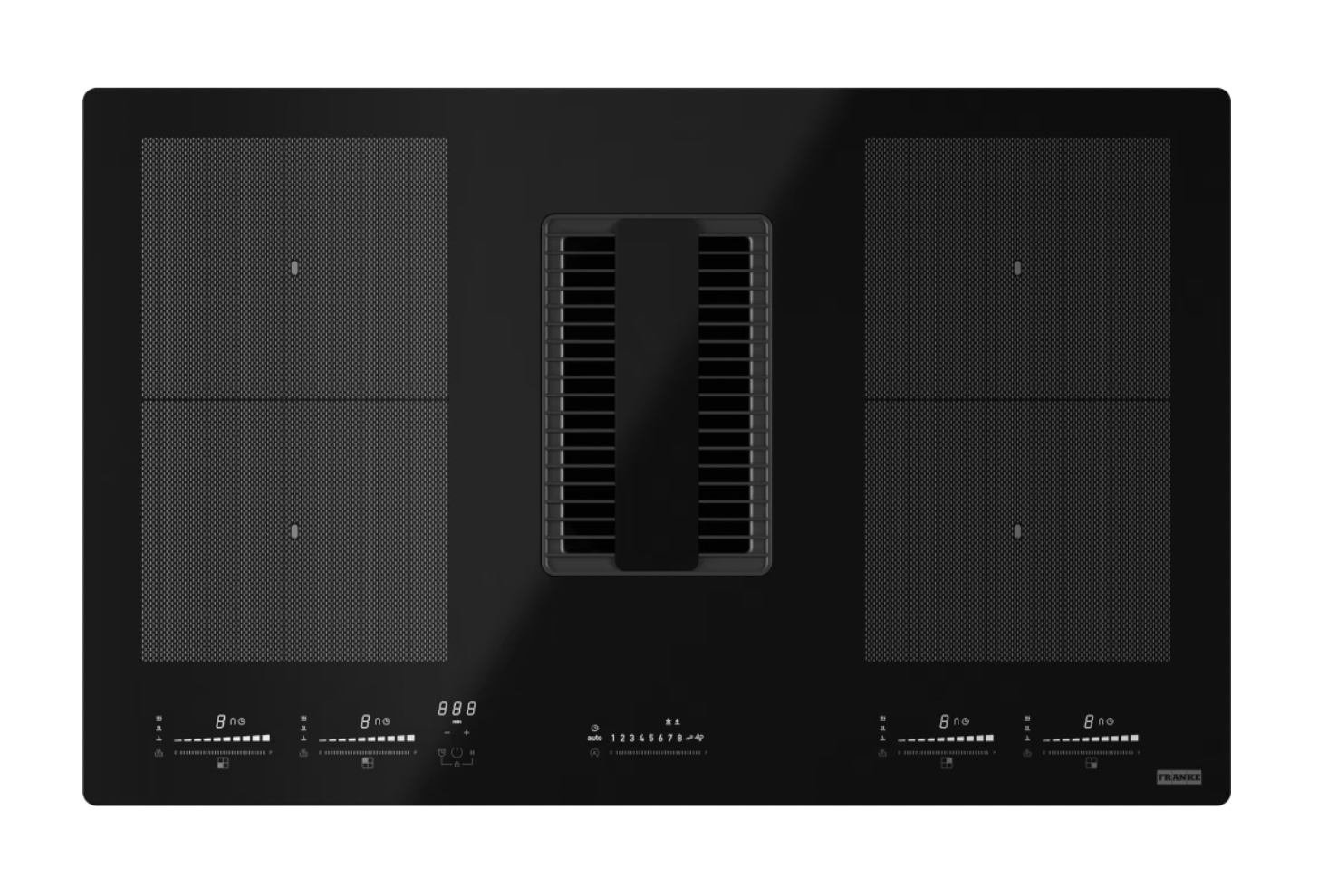 FRANKE FMY839HE MYTHOS kookplaat met afzuiging - 83cm