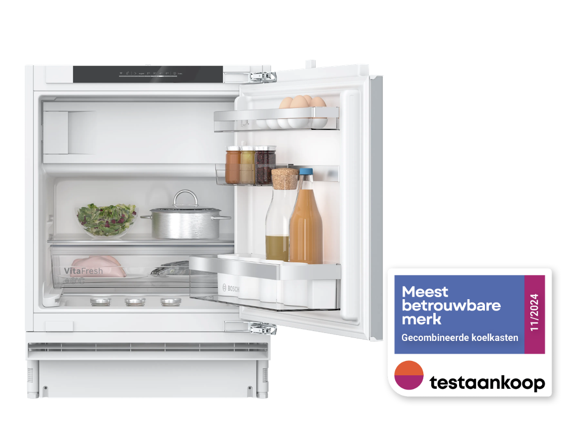 BOSCH KUL22ADD0 SERIE 6 onderbouw koelkast met vriesvak - 82cm